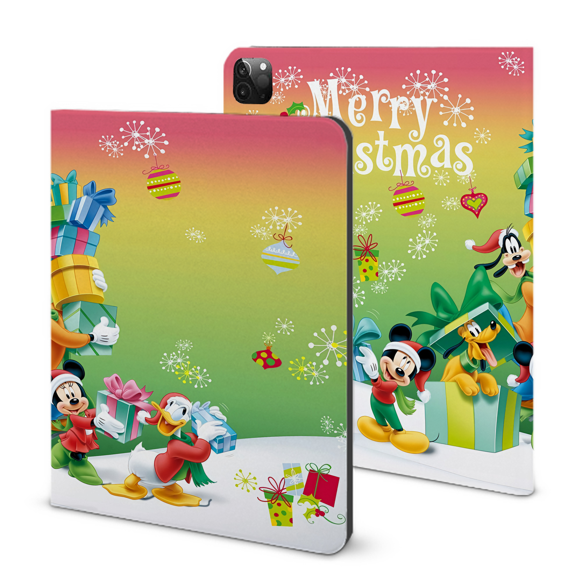 （画像用） ミッキーマウス Mickey Mouse IPadケース ペンホルダー付き ブックスタイルデザイン